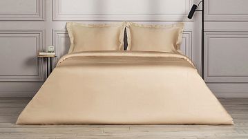 Комплект постельного белья без простыни Tencel Ванильный